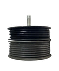 Upgrade Your Ride With This Supercharger Double Pulley Drive Belt Idler Set For Mercedes Benz M113K Engines Like S55 CLS55 SL55 G55, Idler pulley side view with grooves.