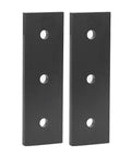 Beefy Heavy Duty Aluminum Alloy Joint Plate With 3 Holes Mending Flat Bracket For Furniture 2 Pcs Rustproof Fixing Plate Straight Brace