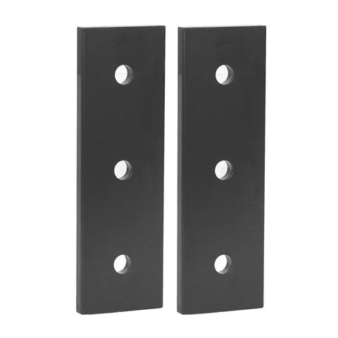 Beefy Heavy Duty Aluminum Alloy Joint Plate With 3 Holes Mending Flat Bracket For Furniture 2 Pcs Rustproof Fixing Plate Straight Brace