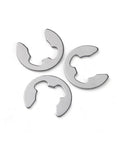 316 Stainless Steel E Clip Circlip Retaining Ring Washer For Shaft Fasteners Set GB Standard External Retaining Rings