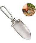 Lightweight Folding Shovel For Camping And Gardening Handy Compact Trowel Tool With Carry Case in use for planting