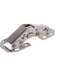 Tough As Nails Heavy Duty Stainless Steel Cabinet Door Hinge With 90 Degree Folding Hydraulic Soft Close, showcased at angle.