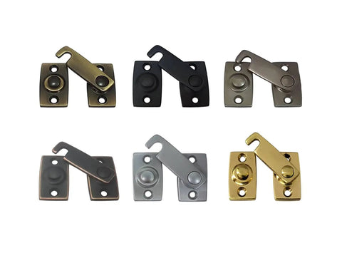 Solid Brass Shutter Bar And Door Latch Matte Black For Shutters And Small Cabinets Seven Eighths Inch By Two And Three Thirty Seconds Inch Includes Mounting Screws One Pack Built Tough Durable And Sturdy Construction Made In Taiwan