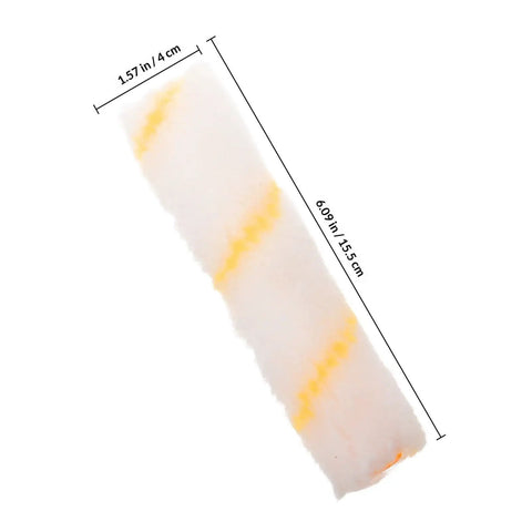 No Sweat Replacement Paint Roller Sleeve Covers, 1.57 in x 6.09 in, synthetic mesh material for smooth coatings.