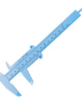 Ultra Precise Vernier Caliper 0 To 150mm Sliding Gauge with Double Scale, blue, angled view