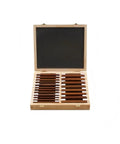Badass Precision Setup Blocks, 20 Pair Parallel Pad Gauge Kit in wooden case for CNC milling and routing.