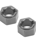7Mm Hex Wheel Hub Adapter For RC Scale Crawlers, Bulletproof CNC aluminum alloy hubs for 1/24 models, close-up detail.