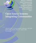 Softcover book cover, OSS 2016 Proceedings From The 12th IFIP WG 2.13 International Conference In Gothenburg Sweden May 30 Through June 2 2016 On Open Source Community Integration And Collaboration And The Latest In Open Source Technology And Communication.