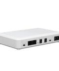 Mini Ups Battery Backup For WiFi Router And Modem 8000 Mah Uninterruptible Power Supply in white, featuring ports for connectivity.