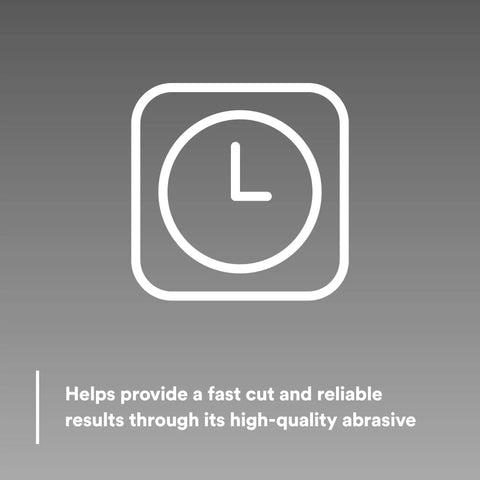 Clock icon illustrating fast cut and reliable results for Green Corps Stikit Sheet Two And Three Quarters Inch By Sixteen And Half Inch 36