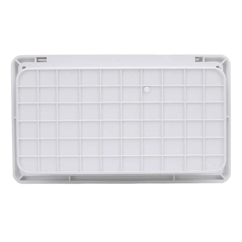 Heavy Duty RV Baggage Door Toolbox With Safety Latch And Drain Bottom Cap Rock Hard Abs Shell Badass Compact Stash Box for Trailers Campers And Motorhomes top view