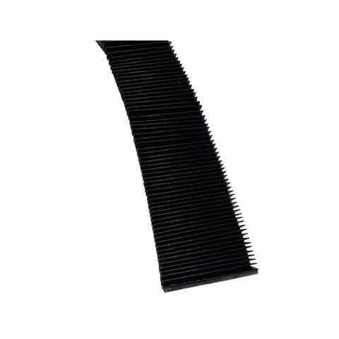 Close view of CNC Straight Bellows Cover 80x10mm Stroke 140mm For Machine Guarding And Dust Protection highlighting accordion design.