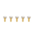 Snap Stud Fasteners For Canvas Three Eighths Inch Size Number Ten MS Durable Marine Hardware Five Pack lined up