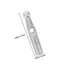 Handy Dandy 10 Piece Umbrella Tail Beads Kit For Foldable Repair and Sturdy Plastic Rib End Caps, silver plastic cap, 0.98 in.