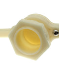 Heavy Duty Nylon Honey Gate Valve For Extractors And Buckets With Double Gaskets Wing Nut Beekeeping Tap For Jars And Open Lids Leakproof White
