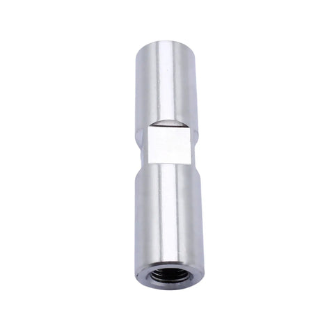 Two And A Half Inch Adjustable Tensioning Rod With Silver Heim Joint For Alternator Bracket Fits SBC BBC 350 454 Engine Compatible With Chevy Ford Mopar Performance Upgrade, silver stainless steel