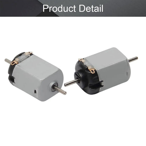 Two Five Pack 3V 11000RPM DC Motors Micro Mini Motors with Round Shafts for RC Boats and Planes DIY Toys and Model Hobby Projects