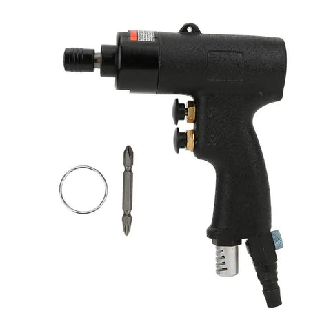 Garage Ready Pneumatic Air Impact Wrench Packing A Badass 8000 Rpm Double Hammer Strike with accessory bits and connector.