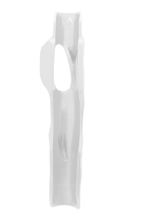 Left Handed Golf Grip Trainer Golf Swing Aid Attachment To Correct Hand Placement white plastic design
