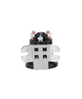Pro Grade 12V 24V 48V 200A DC Contactor Relay For Electric Stacker Forklift Tail Plate And Oil Pump Start Switch, front view with terminals.