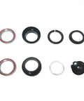 1-1/8 Inch Threadless Bike Headset Kit For MTB BMX Road Bikes with Aluminum Bearing System and Spacers, Star Nut, Stem Cap