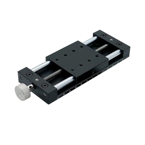 Manual XY Axis Motion Stage Cross Slide Table With Stainless Steel Build Rock Solid Linear Motion Guides Effective Travel 40mm By 60mm