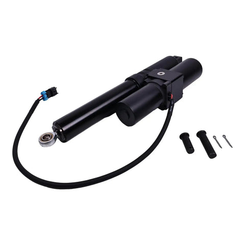 Pro Grade Heavy Duty Hydraulic Cargo Bed Lift Actuator Compatible With Kawasaki Mule Pro Dxt Fx Fxt Fxr 2015 To 2023 Tough As Nails Tailgate Ram Direct Swap with wiring and fittings.