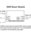 170V DC High Voltage Boost Converter circuit diagram showing input 10-24V and output 90-250V with potentiometer
