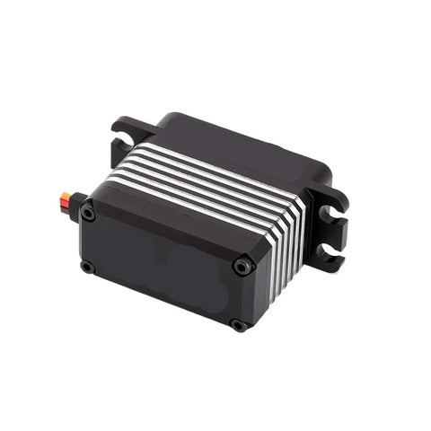High Voltage Micro Servo Delivering Savage Sixty Kilogram Centimeter Torque With Durable Steel Gears And Weatherproof Build visible from a side angle.
