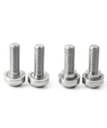 Premium Titanium Bicycle Hub Bolts 3/8 Inch 14mm Thread 1.0mm Pitch Front And Rear Fasteners with hex heads.