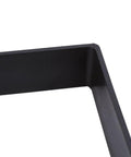 Close-up of a black 10 cell paver mold corner, part of the Concrete Mold 45x40x4cm for DIY garden walkway use.