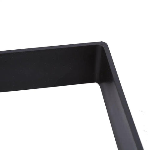 Close-up of a black 10 cell paver mold corner, part of the Concrete Mold 45x40x4cm for DIY garden walkway use.