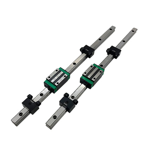 Anti Collision Block Stopper For HG20 20mm Rail And Linear Guide Rail Fixed Slider Bearing Block Ring Positioning Block With Side Lock Buckle Anti Dropping Includes 2 Pieces With Handles on linear guide rails.
