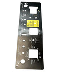 Platform Control Panel Decal Replacement Kit For Boom Lift Z-45/25 IC Models Z-45/25J IC Z-45/22 IC Built Tough With High Quality Components Pressure And Computer Tested For Dependable Performance And 6 Months Unlimited Warranty, black decal panel with control cutouts