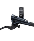 Side view of M7100 SLX Hydraulic Disc Brake Left Front Post Mount 2 Piston Caliper Lightweight Enduro Ready Smooth Lever Reach Adjust