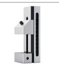 Heavy Duty Cnc Machine Vise With V Jaw Design And Quick Swap Faces For Rock Solid Grip On Round Or Square Stock with smooth rail