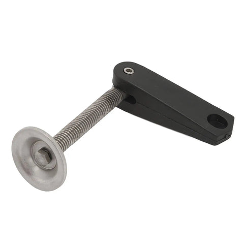 Outboard Transom Clamp Screw and Handle Assembly in Stainless Steel for 40HP E40G Boats, side view