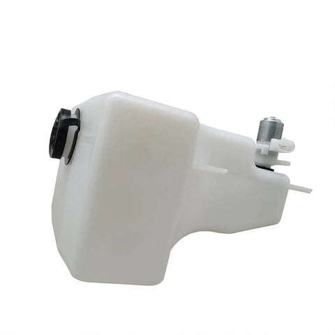 Side view of a 603-5402 Windshield Washer Fluid Reservoir Tank Replacement for Kenworth T680 T880 and Peterbilt truck models.