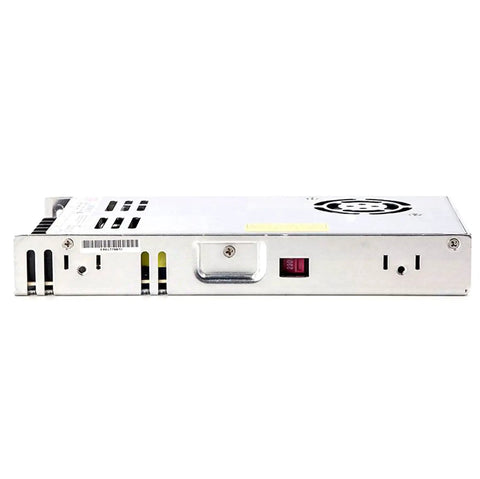 Straight Up Heavy Duty 5V 73A 350W Single Output Switching Power Supply With 115 230Vac Input And Slick 30mm Low Profile Chassis side view