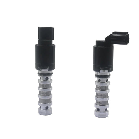 Front view of 2 Piece Intake And Exhaust VVT Solenoid Set For Hyundai Santa Fe Sonata Tucson And Kia Optima Sorento With 2.0L And 2.4L L4 Engines 2011 To 2017 Replaces 243752G500 243552G500