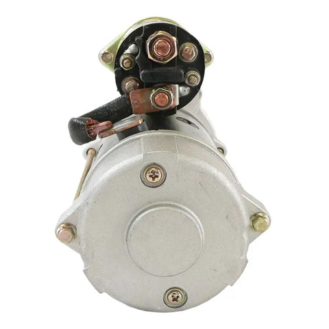 Beefy 12V Starter Motor For Medium And Heavy Duty Trucks F600 F700 F800 F900 With 5.9L Diesel Direct Fit Replacement For 3675173RX 10465150 10465397 Delco 28MT Style detailed end view