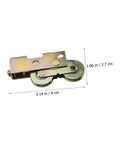 One And One Quarter Inch Steel Ball Wheel Bearings For Sliding Doors And Cabinets Smooth Low Noise Door Pulley Hardware