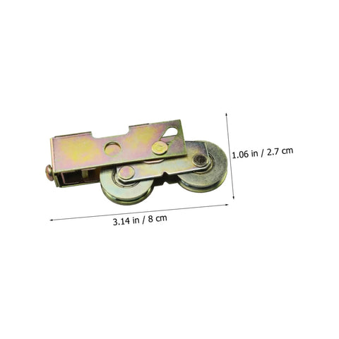 One And One Quarter Inch Steel Ball Wheel Bearings For Sliding Doors And Cabinets Smooth Low Noise Door Pulley Hardware