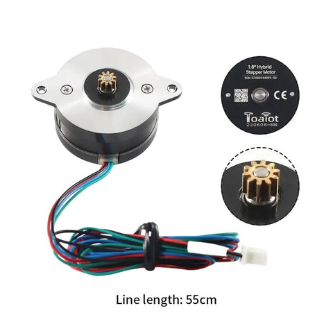 Voron Trident Stepper Motor Kit With Nema14 Pancake Motors And Integrated Lead Screw For Smooth Z-Axis Printing No Banding Vibes, 55cm cable
