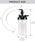 Ultra Lightweight Oxygen Humidifier Bottle For Oxygen Concentrator Non Toxic PP Engineering Plastic Leakproof Hydration