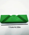 Heavy Duty Drill Bit Sharpening Guide Jig For 118 And 135 Degree Twist Bits Hella Precise Angle Setup For Metal Wood And Plastic Fits Most Standard Bench Grinders Easily, green 135-degree jig, 11cm