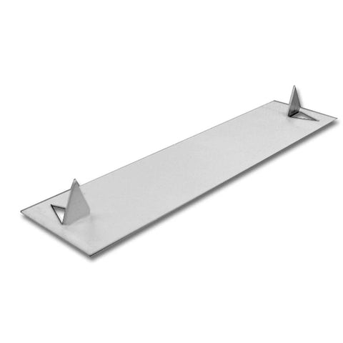 Interlocking Stud Guard One And A Half Inch By Six Inch Sixteen Gauge Heavy Duty Steel Shield For Stud Protection In Plumbing And HVAC Installations