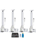 Heavy Duty 24V Electric Linear Actuator With Integrated Hall Sensor And Complete Four Piece Synchronous Control Kit displayed.
