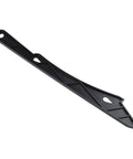 Rock Solid 16 Inch Safety Push Block To Shield Your Digits And Beat Back Kickback On Table Saws Jointers Routers With A Comfort Grip For Easy Workshop Tasks That Truly Safeguard Your Palms While Knocking Out Precision Cuts Whenever You Work - black ergonomic push block end view.
