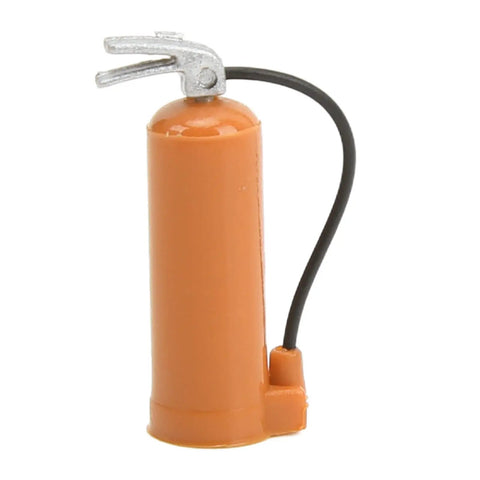 Orange Fire Safety Prop For Rc Crawlers Axial Scx24 Scale Decor Snap On Accessory Game Changing Upgrade lightweight fire extinguisher prop
